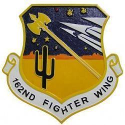162nd Fighter WIng Seal Plaque 