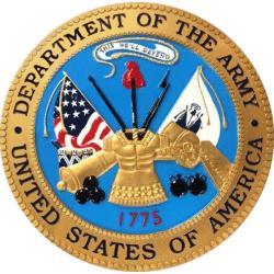 U.S. Army Full Color Cast Aluminum Plaque