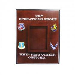 186th Operations Group Key Performer Officer Photo Presentation Plaque
