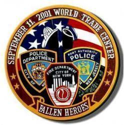 9/11 Police Firefighter & EMS - Fallen Heroes Commemorative Plaque 