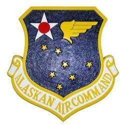 Alaskan Air Command Crest Plaque 