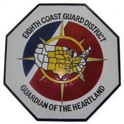 Eighth Coast Guard District Seal Plaque 