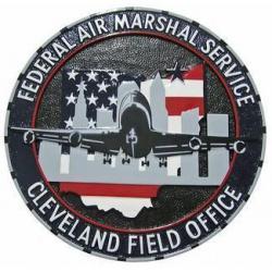 Federal Air Marshal Cleveland Field Office Seal Plaque 