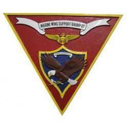 Marine Wing Support Group 27 Seal Plaque 
