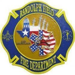 Randolph Field Fire Department Plaque 