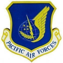 USAF Pacific Air Forces Plaque 