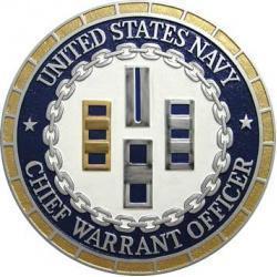 USN CWO Chief Warrant Officer Plaque