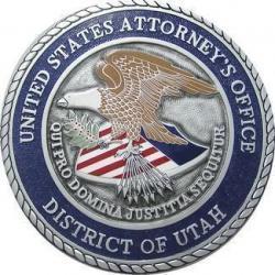 US Atty Office District of Utah Seal Plaque 
