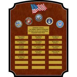 Armed Force Deployment Plaque