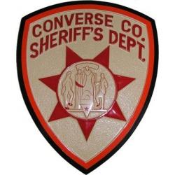 Converse County Sheriff's Office Patch Plaque 