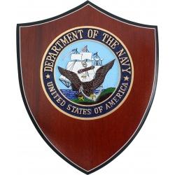 Department of the Navy Plaque - Shield Design 