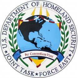 Department of Homeland Security Joint Task Force-East (JTF-E) Plaque