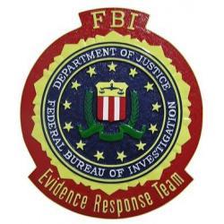 FBI Evidence Response Team Patch Seal Wall/Podium Plaque