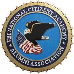 FBI NCAAA National Citizens' Academy Alumni Association Plaque 