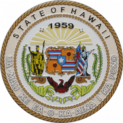 Hawaii State Seal Plaque 