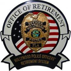 Hollywood Police Officer's Retirement System Seal 