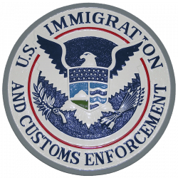ICE Plaque / US Immigration and Customs Enforcement Seal Plaque 