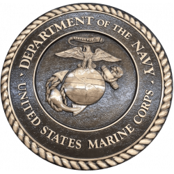 U.S. Marine Corps Cast Bronze Plaque