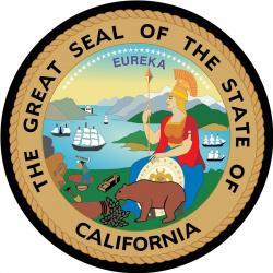 Great Seal of State of California Mouse Pad
