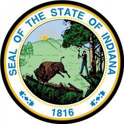 Great Seal of State of Indiana Mouse Pad