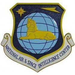 National Air & Space Intelligence Center Seal Plaque 