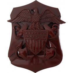 Navy Officer Crest Wall Mounted Sword and Scabbard Holder