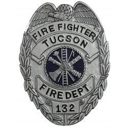 Tucson Fire Department Badge Plaque