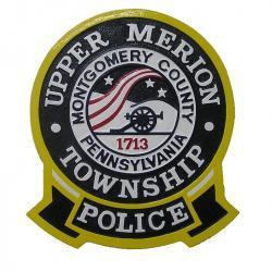 Upper Merion Township Police Patch Plaque