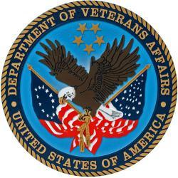 Department of Veterans Affairs Full Color Cast Aluminum Plaque