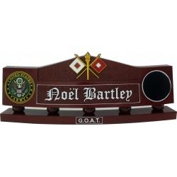 US Army Signal Corps Desk Nameplate 