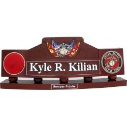 US Marine Corps Mortal Successor Desk Nameplate 