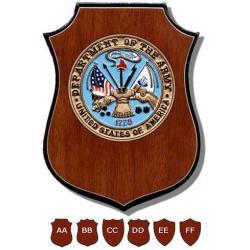 US Military Department Plaque - Shield Design 