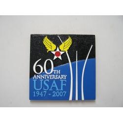 USAF 60th Anniversary Plaque - Circular 