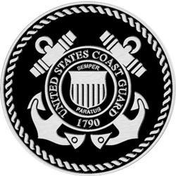 U.S. Coast Guard Cast Aluminum Plaque