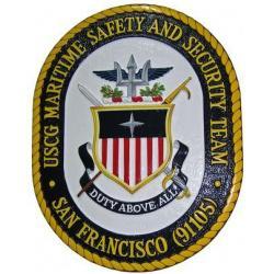 USCG Maritime Safety & Security Team Seal Plaque 