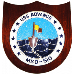 USS Advance Presentation Plaque