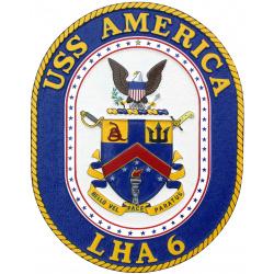 USS America (LHA-6) Ship Emblem Plaque