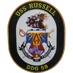 USS Russell Seal Plaque