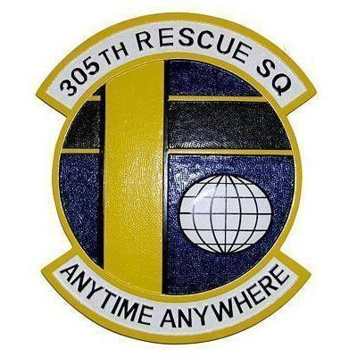 305th Rescue Squadron Plaque