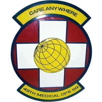 49th Medical Operations Squadron Plaque