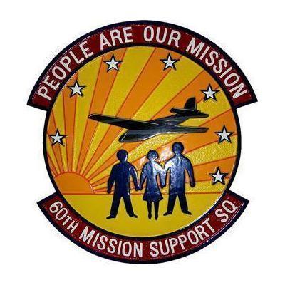 60th Mission Support Squadron Plaque