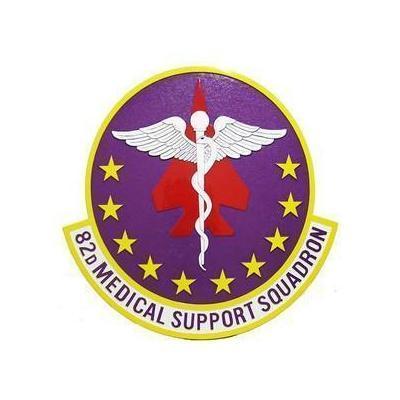 82D Medical Support Squadron Seal Plaque