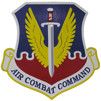 Air Combat Command Seal Plaque
