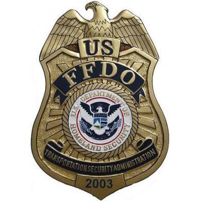 DHS FFDO Badge Plaque