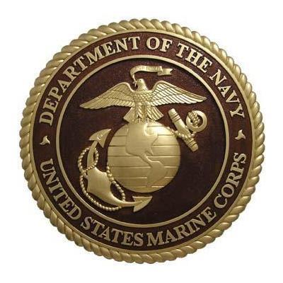 Department of Navy USMC Plaque