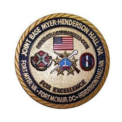 Garrison Commanders Coin Seal Plaque