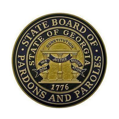Georgia State Board of Pardons and Paroles Seal Plaque