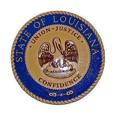 Louisiana State Seal Plaque