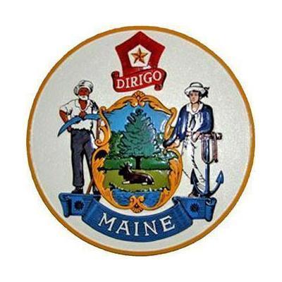 Maine State Seal Plaque