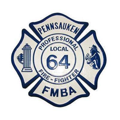 Pennsauken FMBA Firefighter Plaque